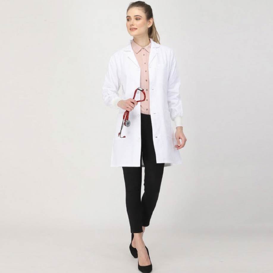 Female Lab Coat (Length 35") - Image 5